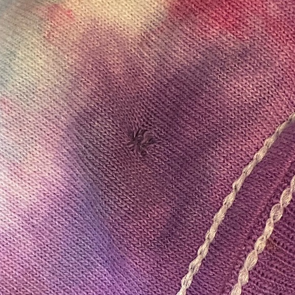 Unisex VINTAGE Hard Rock Cafe HOLLYWOOD tie dyed Small size made in USA/Jamaica - Picture 10 of 11